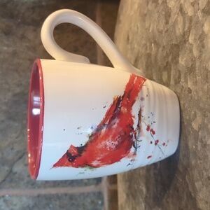 Dean Crouser Cardinal Mug White with Red Interior